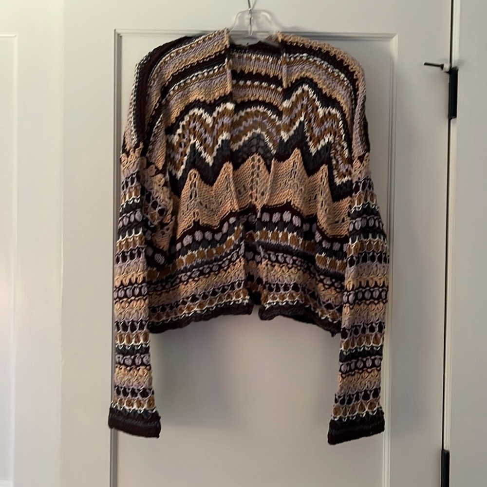 Free People Crochet Sweater